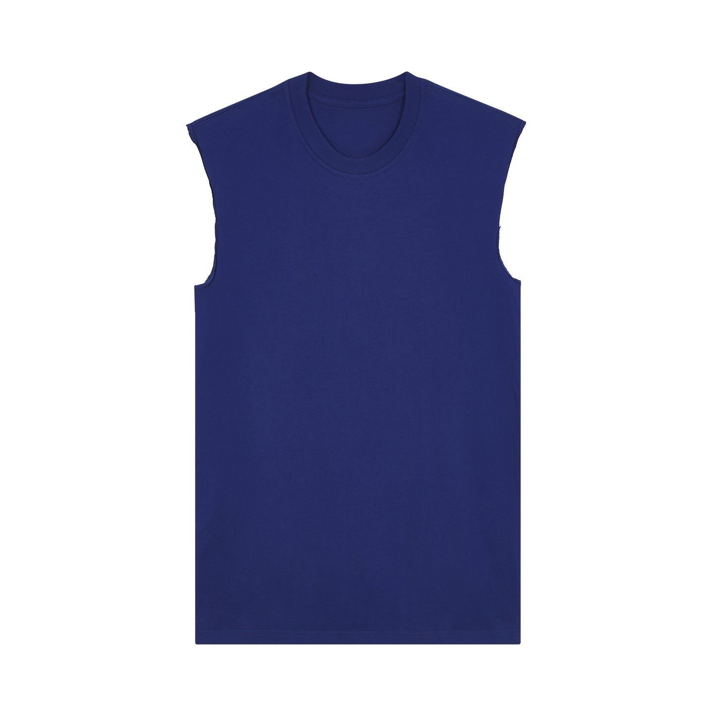 Raw Edge Sleeveless Tee