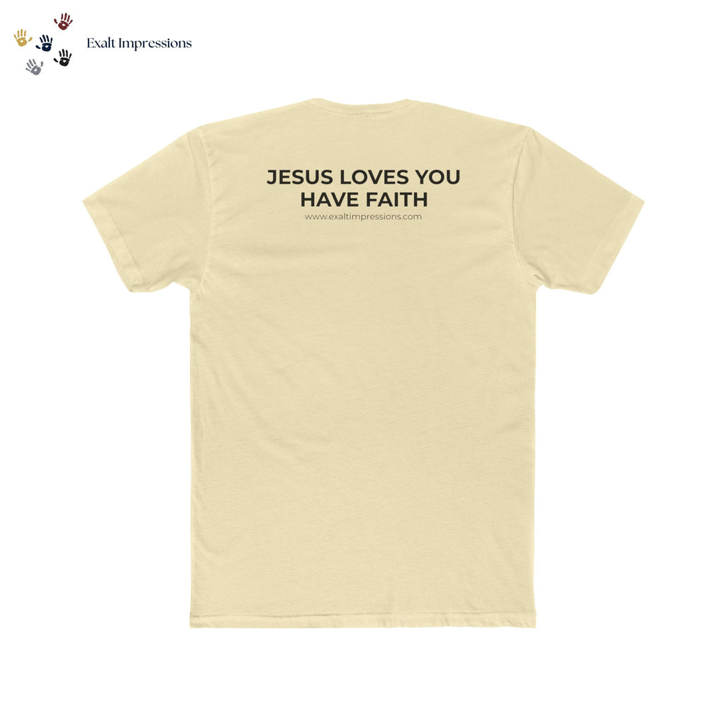 Jesus Cross Tee — "Jesus Loves You Have Faith" T‑Shirt