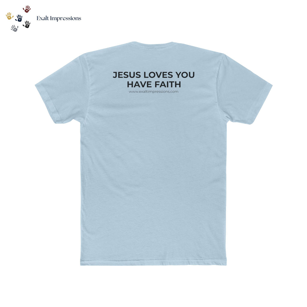 Jesus Cross Tee — "Jesus Loves You Have Faith" T‑Shirt