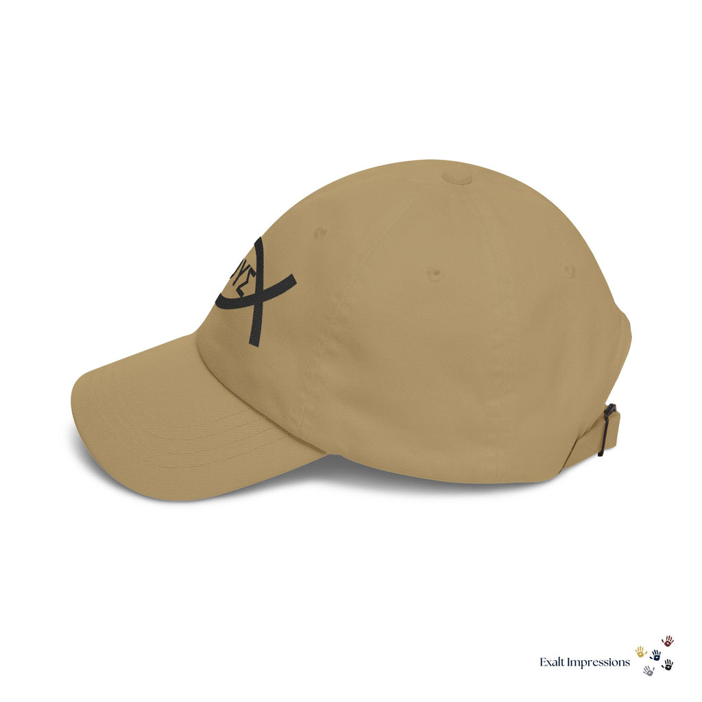 Embroidered Ichthys Fish Dad Cap — Baseball Hat