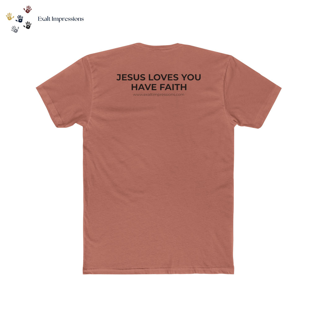 Jesus Cross Tee — "Jesus Loves You Have Faith" T‑Shirt