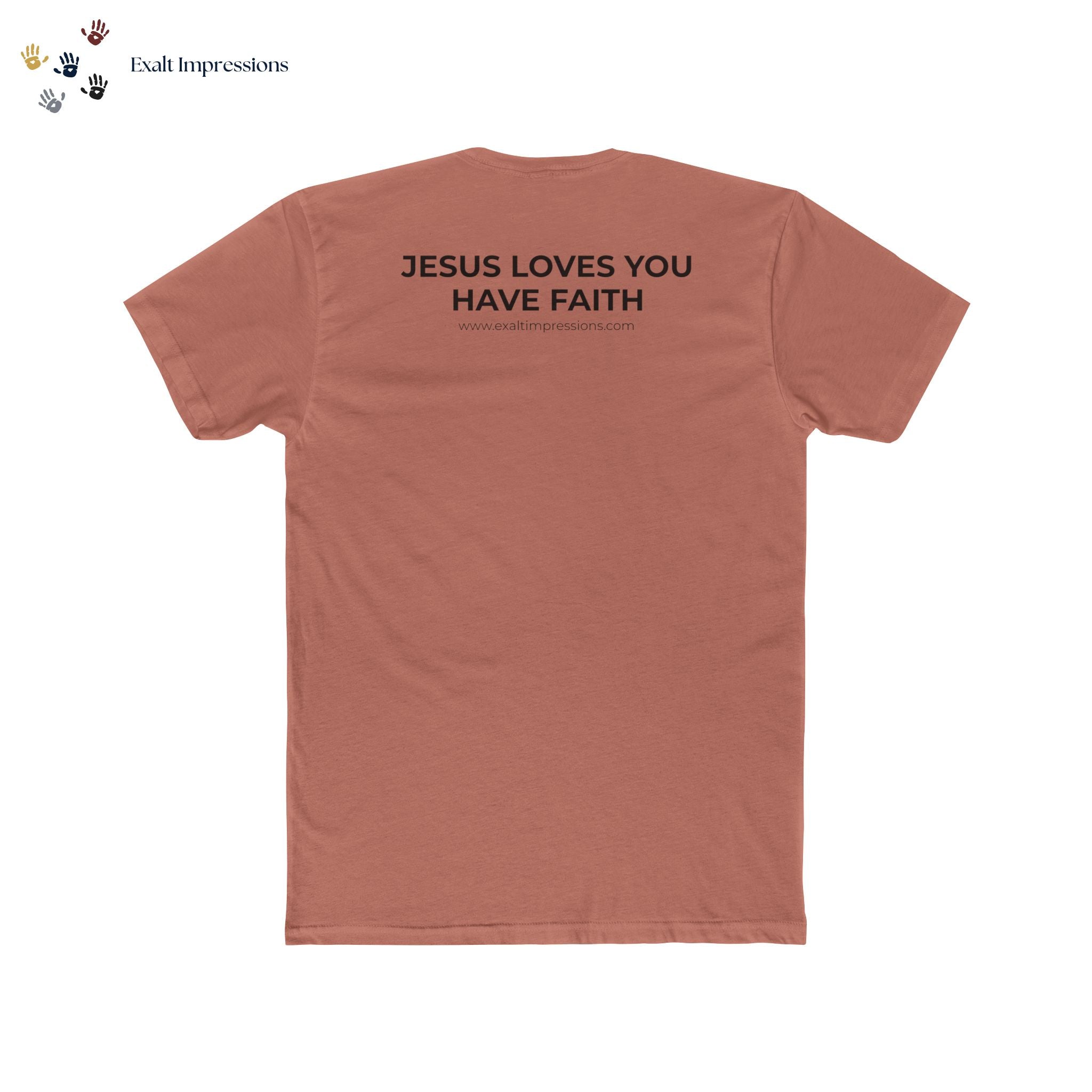 Jesus Cross Tee — "Jesus Loves You Have Faith" T‑Shirt