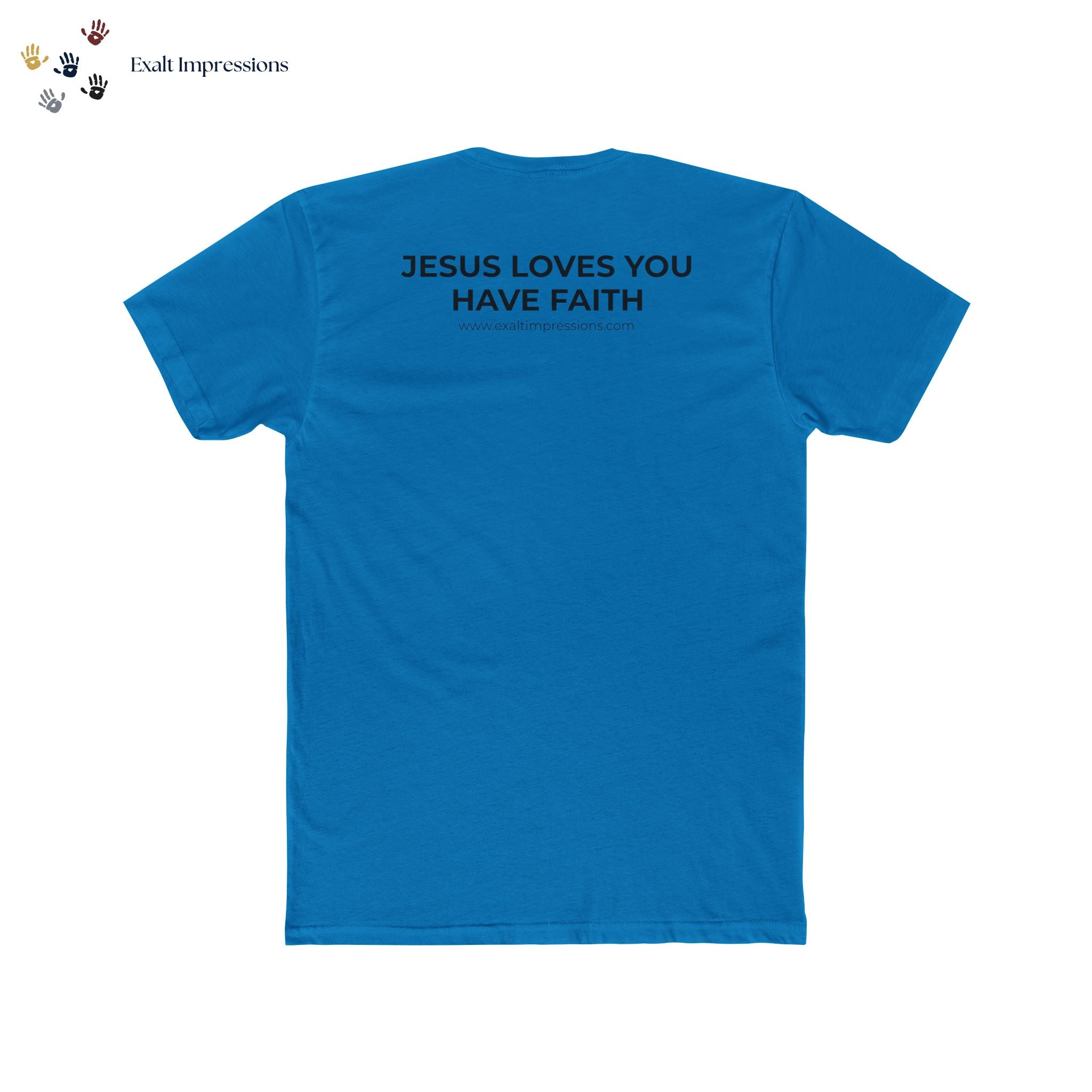 Jesus Cross Tee — "Jesus Loves You Have Faith" T‑Shirt