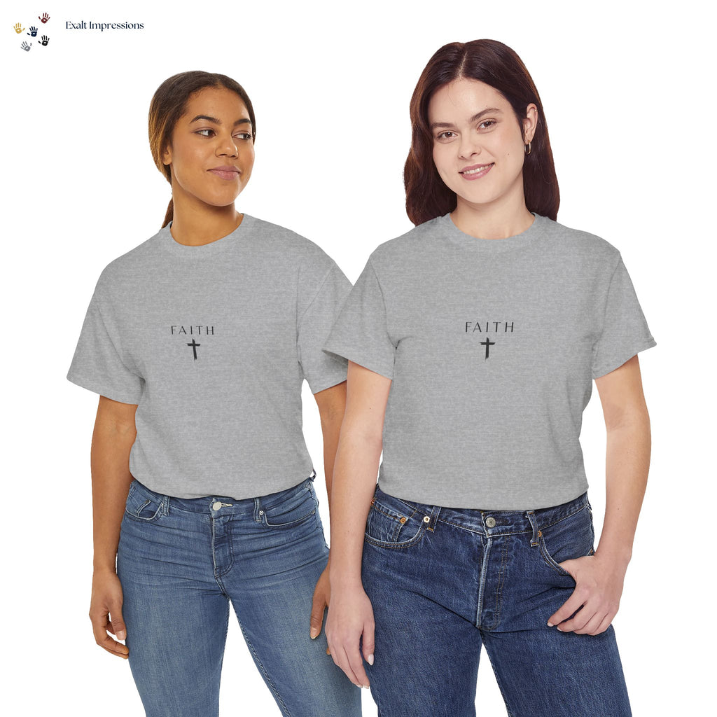 Faith Cross T‑Shirt — Minimal Christian Tee
