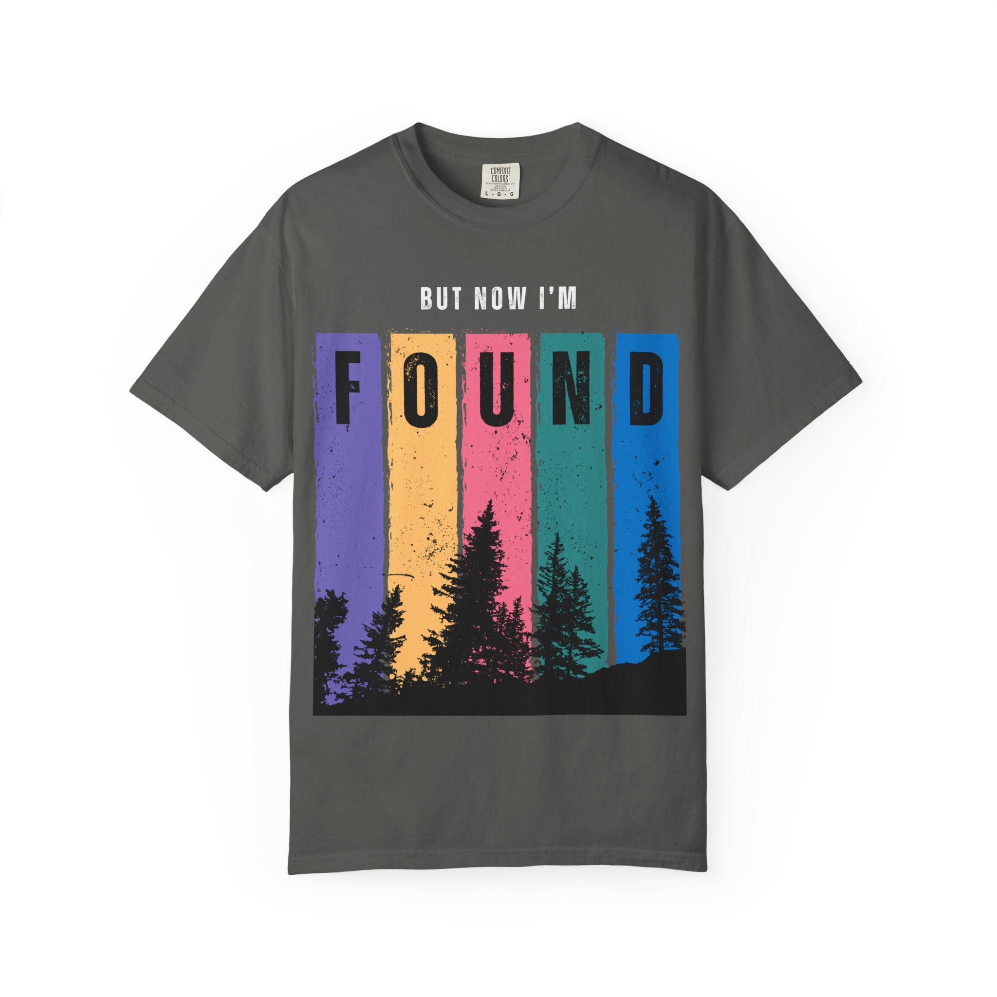 Found Vintage Nature T-Shirt — “Once was Lost But Now I’m Found” Inspirational Graphic Tee