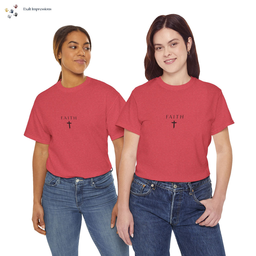 Faith Cross T‑Shirt — Minimal Christian Tee