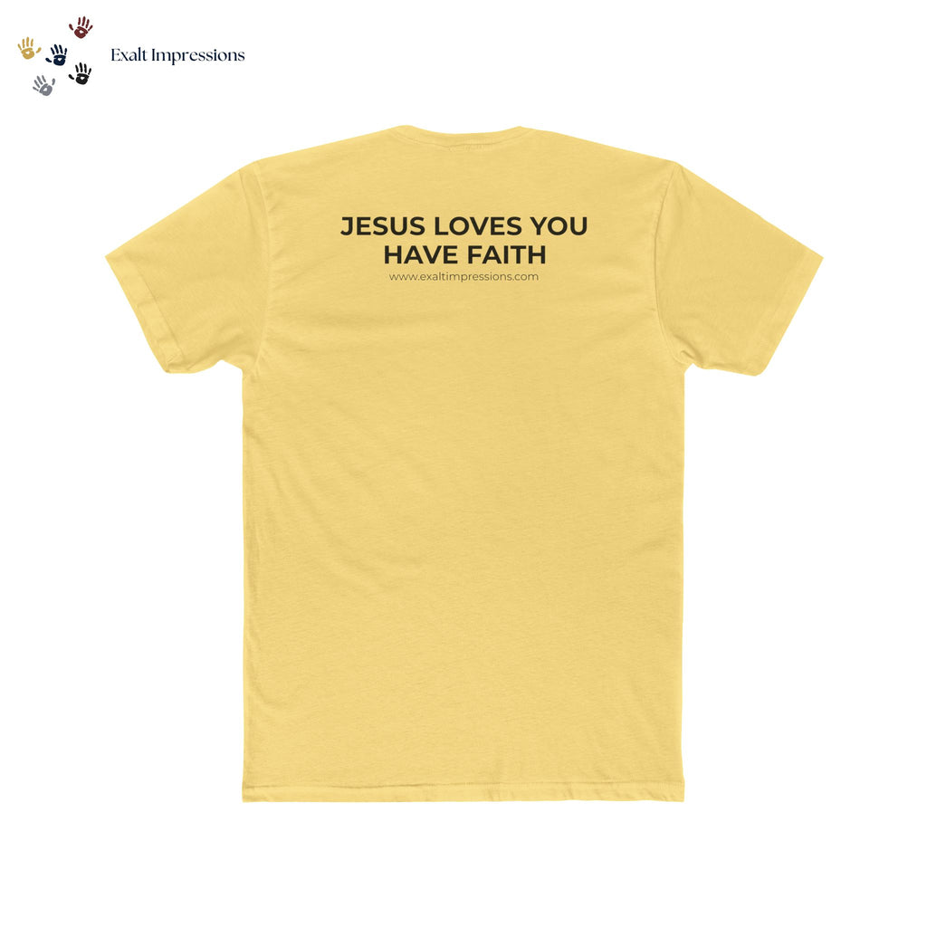 Jesus Cross Tee — "Jesus Loves You Have Faith" T‑Shirt