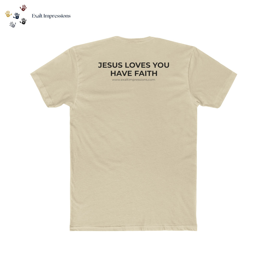 Jesus Cross Tee — "Jesus Loves You Have Faith" T‑Shirt