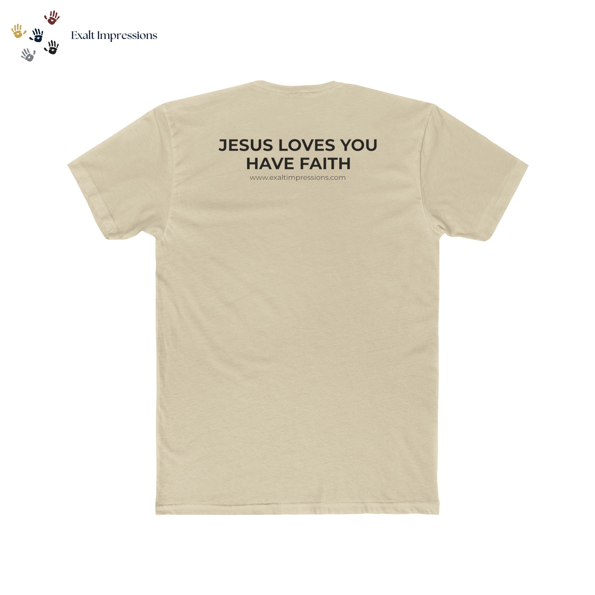 Jesus Cross Tee — "Jesus Loves You Have Faith" T‑Shirt