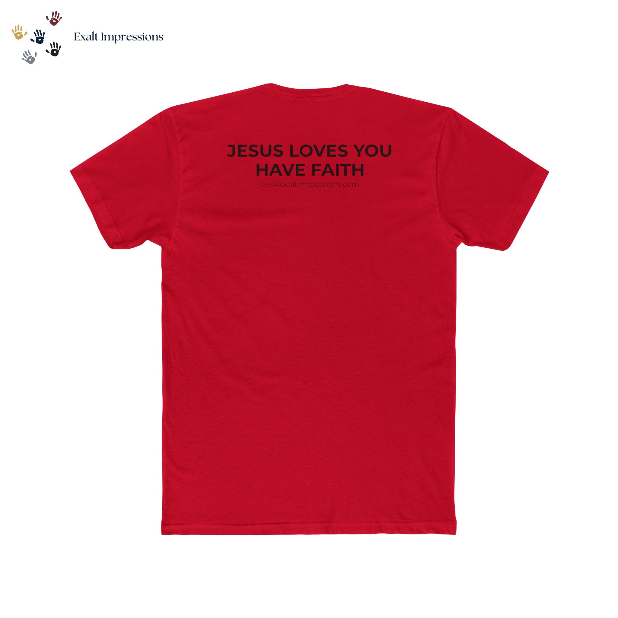 Jesus Cross Tee — "Jesus Loves You Have Faith" T‑Shirt