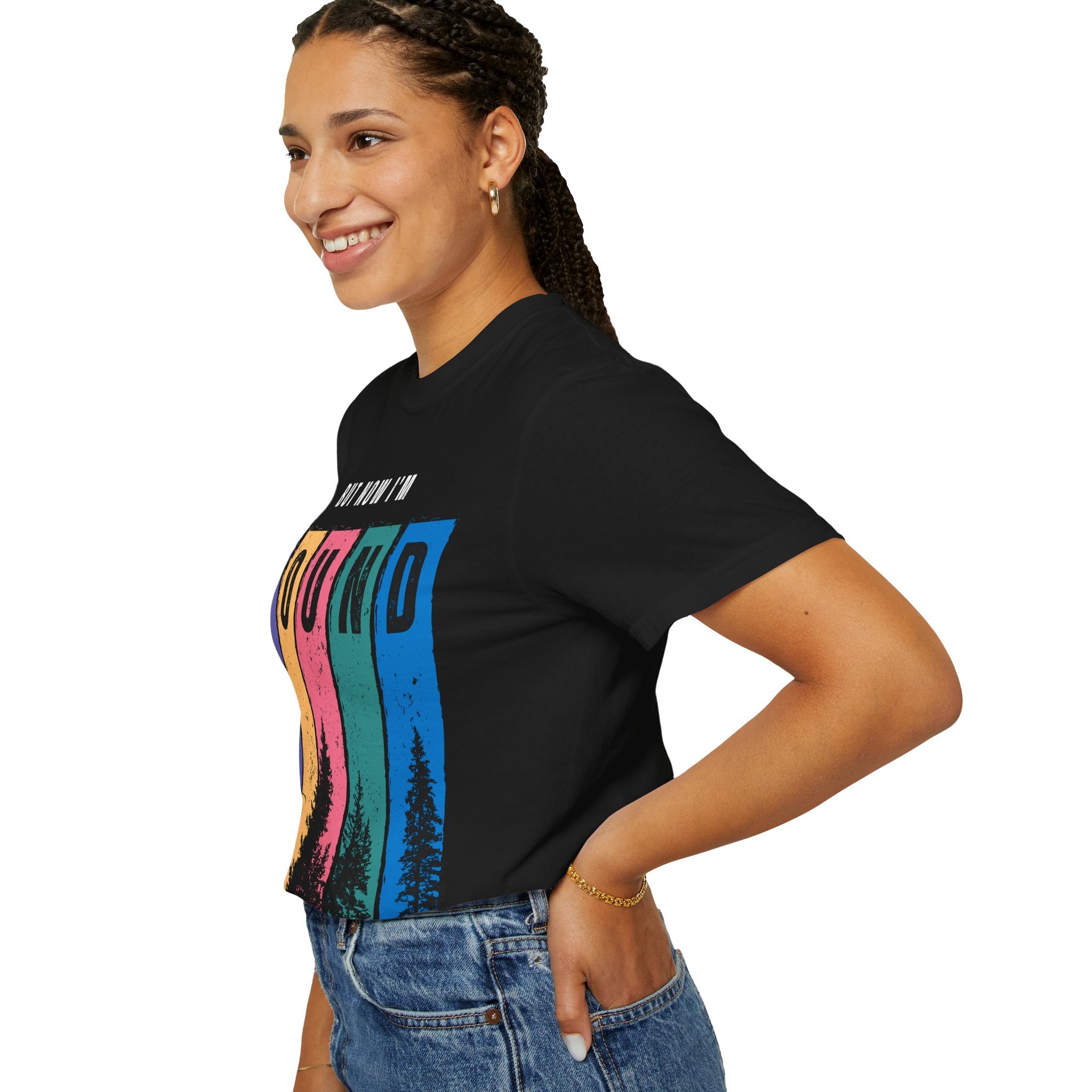 Found Vintage Nature T-Shirt — “Once was Lost But Now I’m Found” Inspirational Graphic Tee