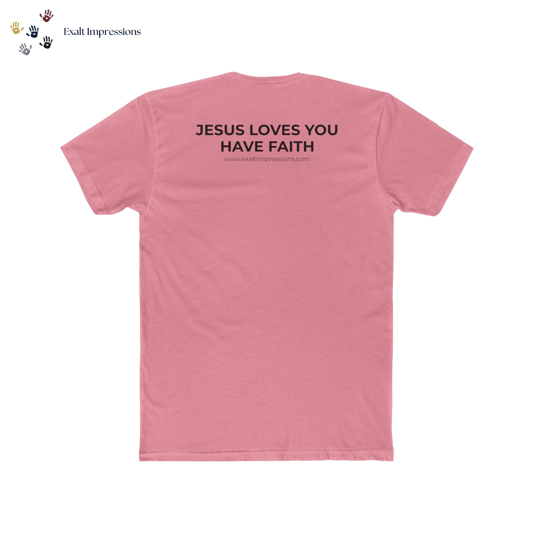 Jesus Cross Tee — "Jesus Loves You Have Faith" T‑Shirt