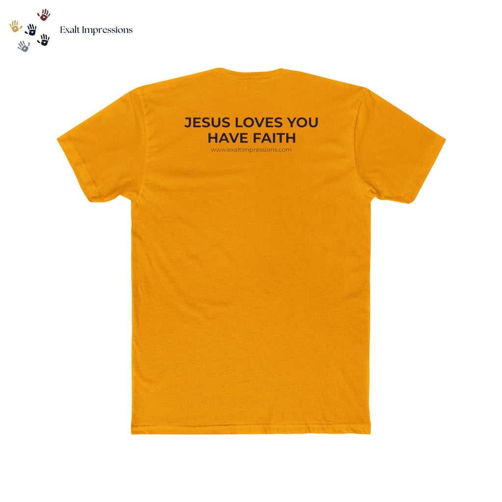 Jesus Cross Tee — "Jesus Loves You Have Faith" T‑Shirt
