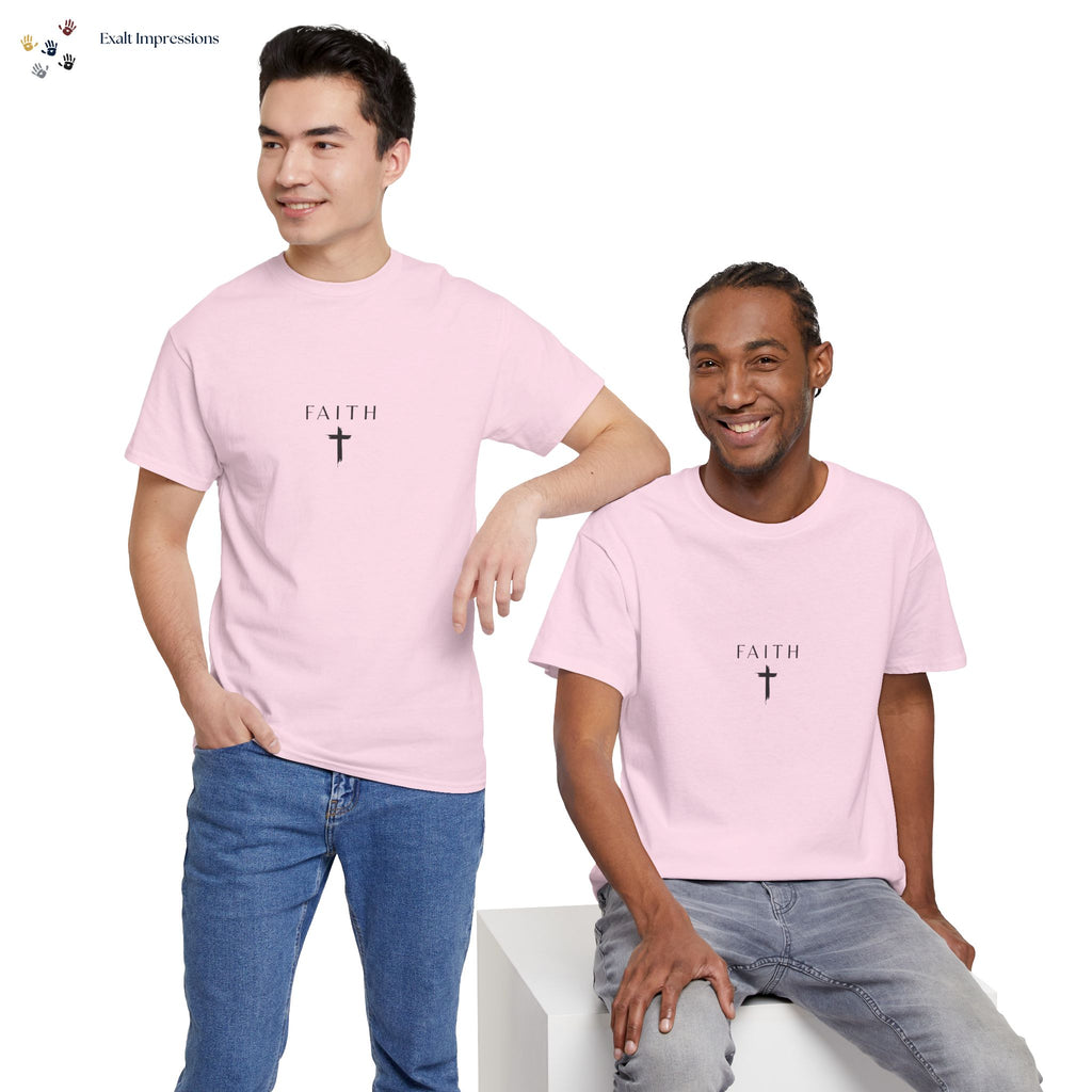 Faith Cross T‑Shirt — Minimal Christian Tee