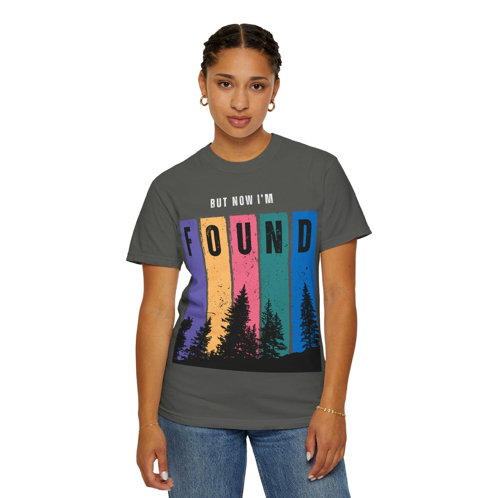Found Vintage Nature T-Shirt — “Once was Lost But Now I’m Found” Inspirational Graphic Tee