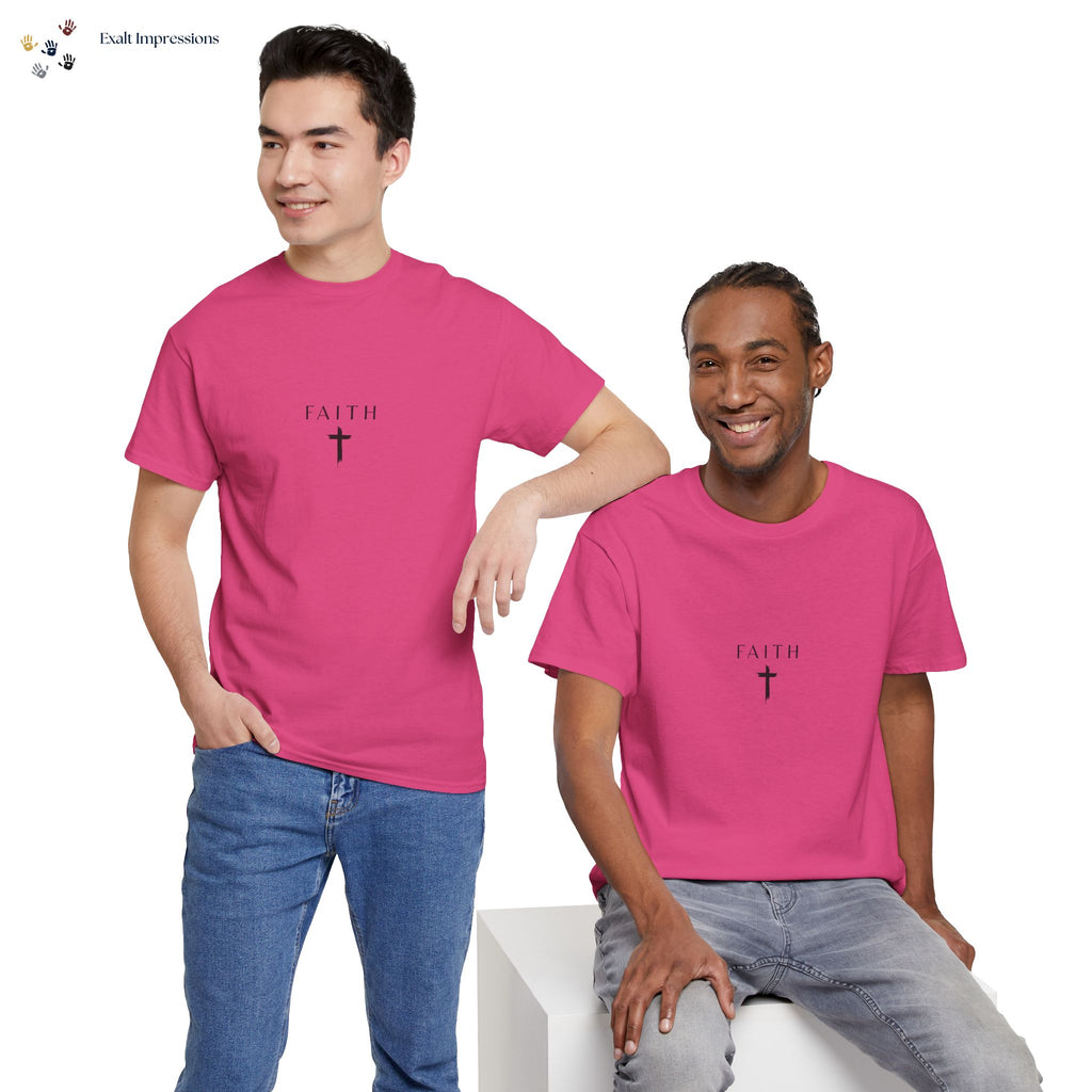 Faith Cross T‑Shirt — Minimal Christian Tee