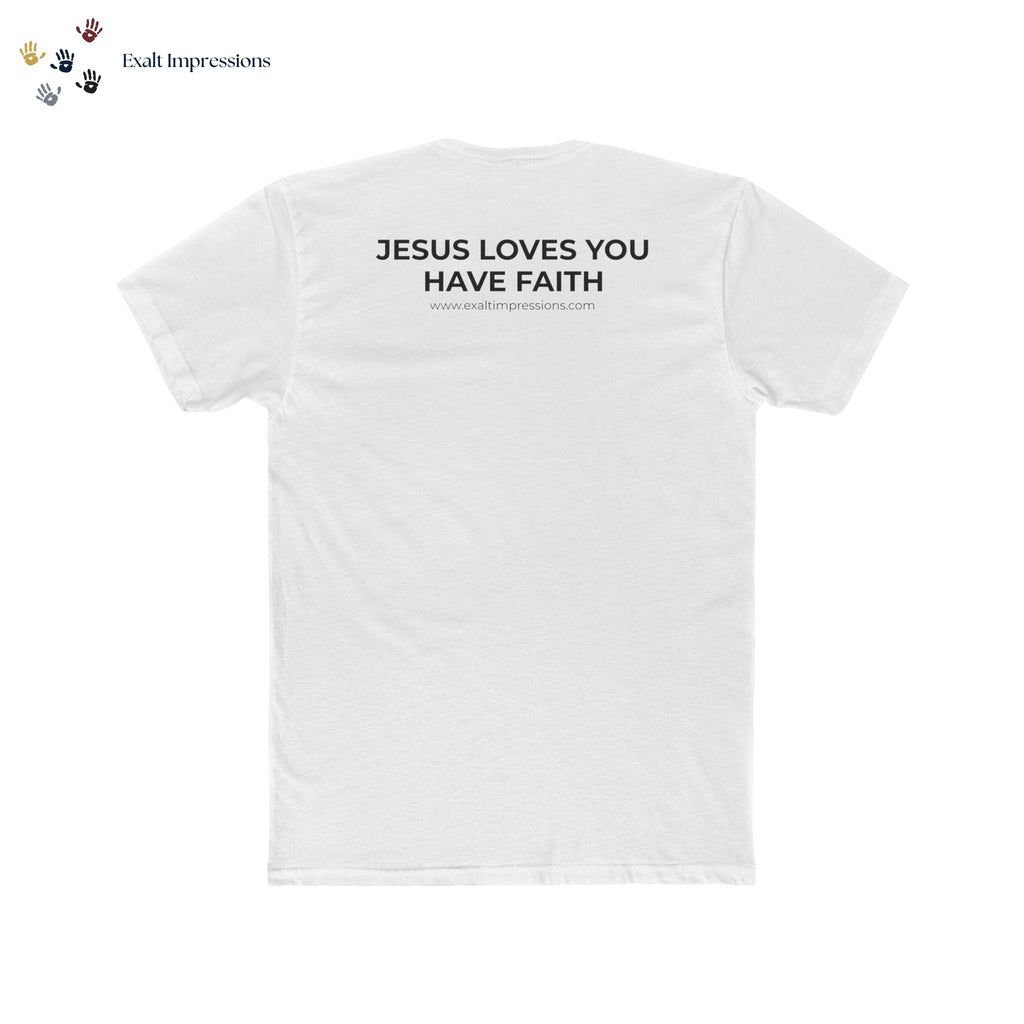 Jesus Cross Tee — "Jesus Loves You Have Faith" T‑Shirt