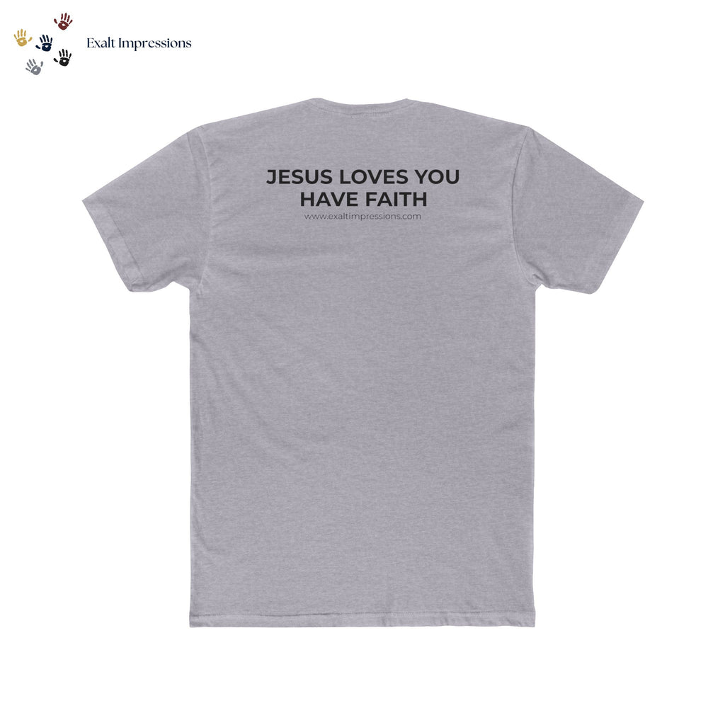 Jesus Cross Tee — "Jesus Loves You Have Faith" T‑Shirt