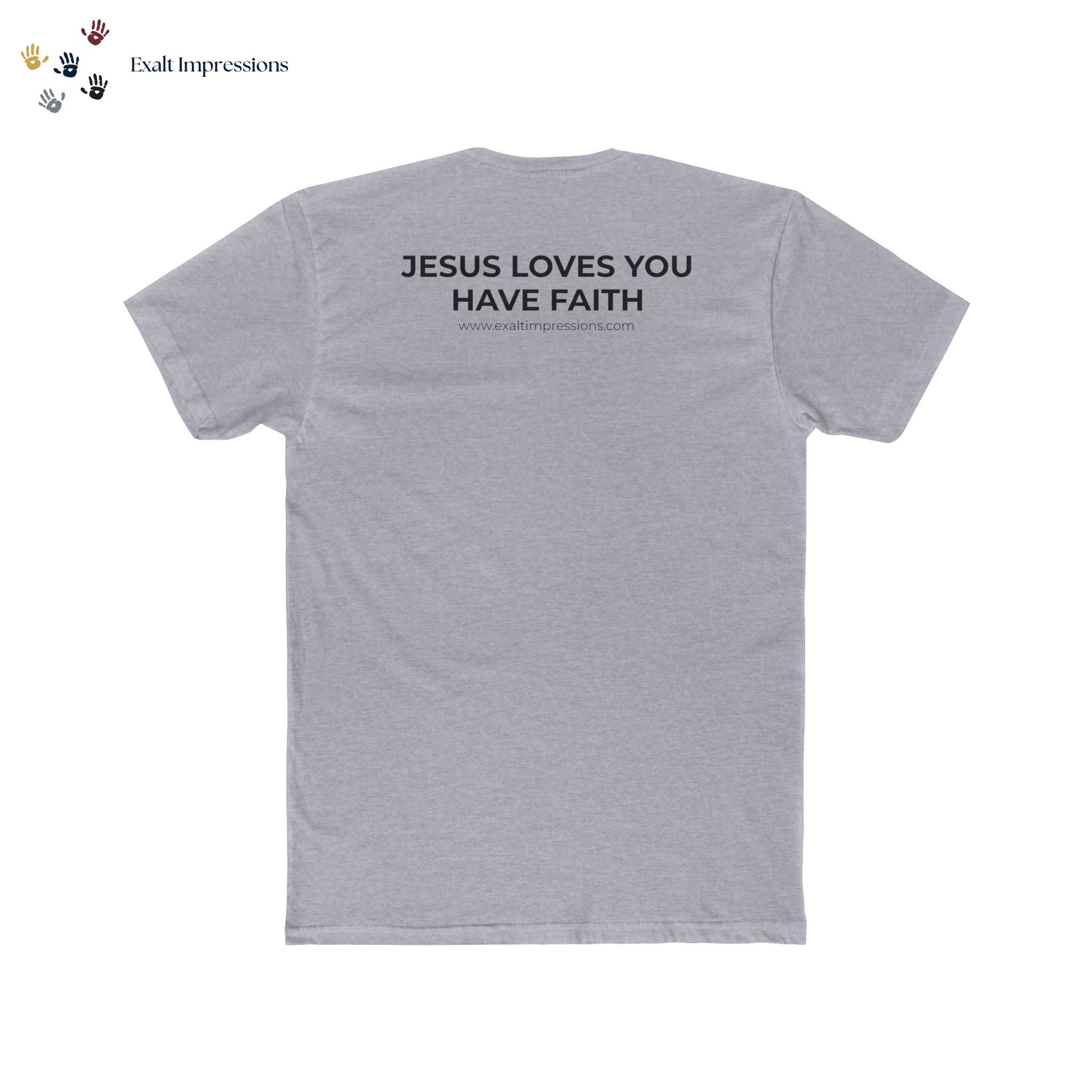 Jesus Cross Tee — "Jesus Loves You Have Faith" T‑Shirt