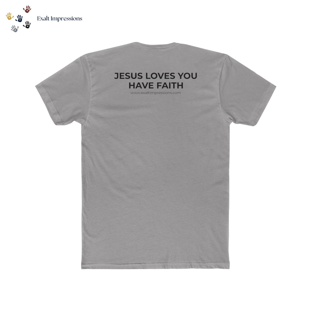Jesus Cross Tee — "Jesus Loves You Have Faith" T‑Shirt