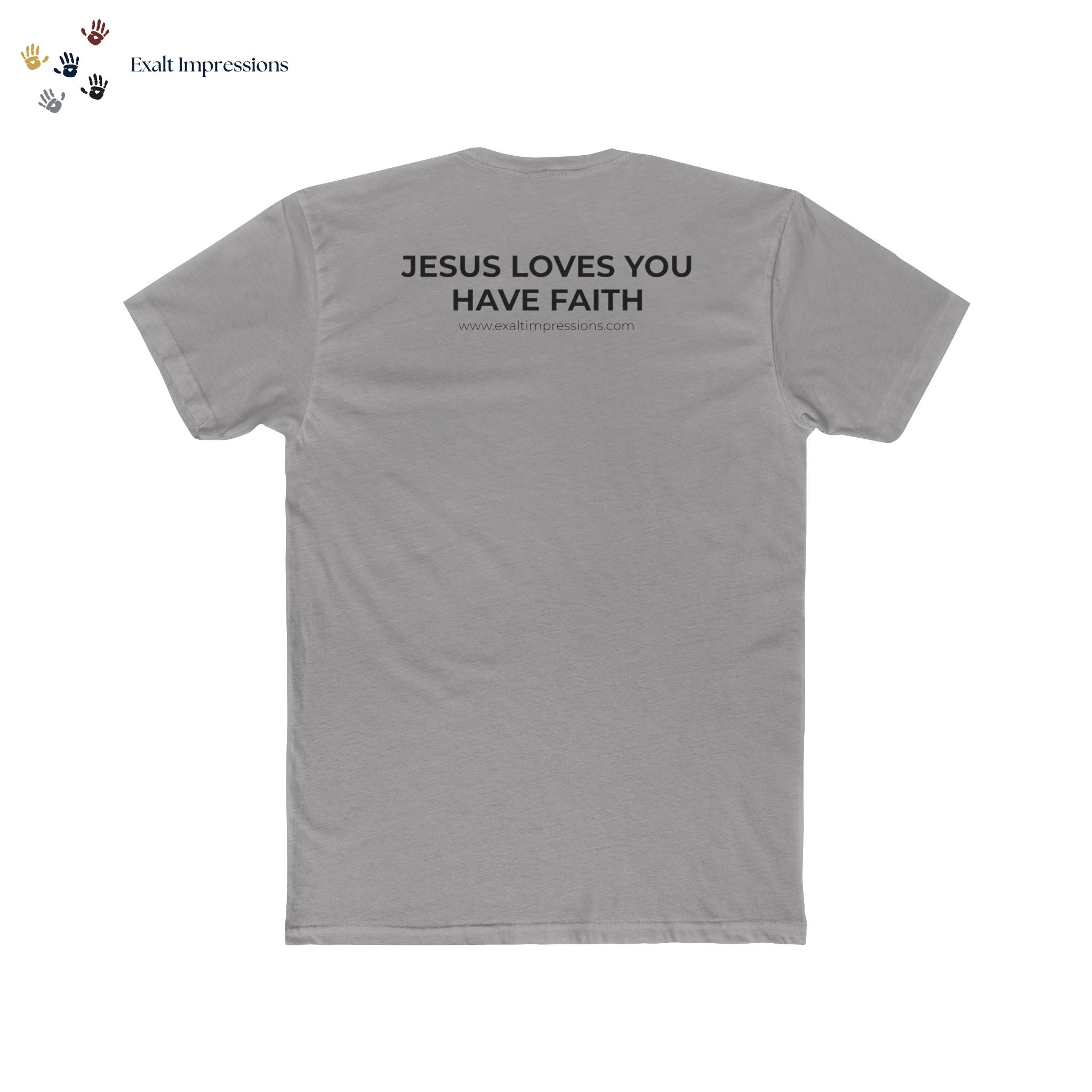 Jesus Cross Tee — "Jesus Loves You Have Faith" T‑Shirt