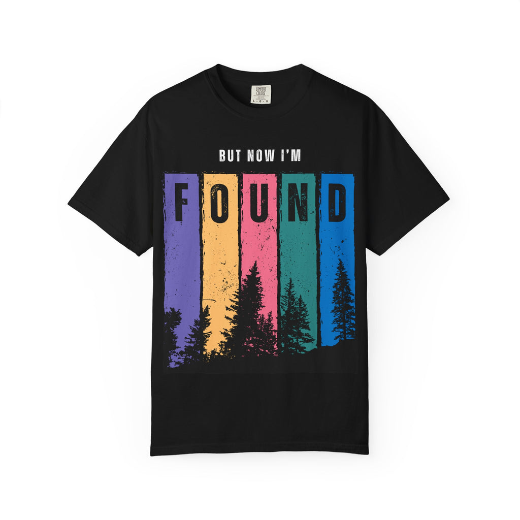 Found Vintage Nature T-Shirt — “Once was Lost But Now I’m Found” Inspirational Graphic Tee