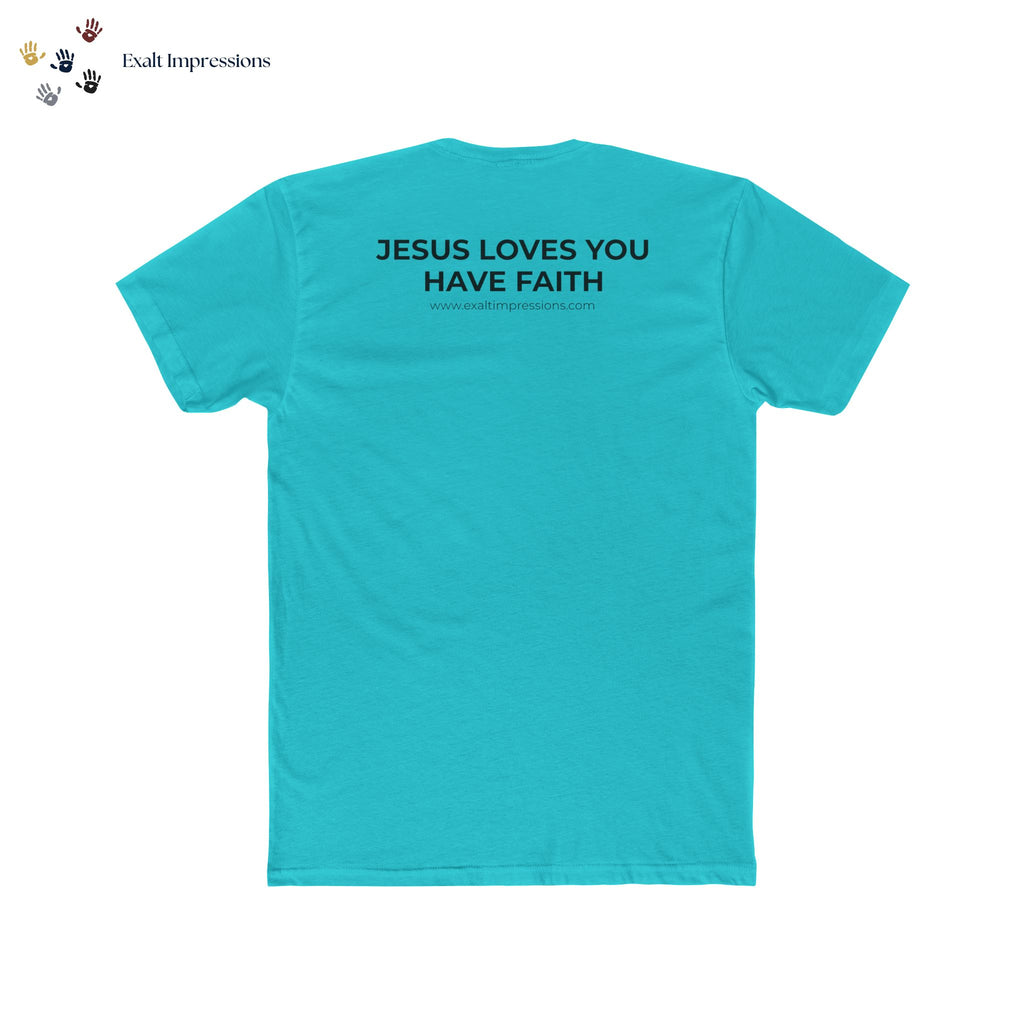 Jesus Cross Tee — "Jesus Loves You Have Faith" T‑Shirt