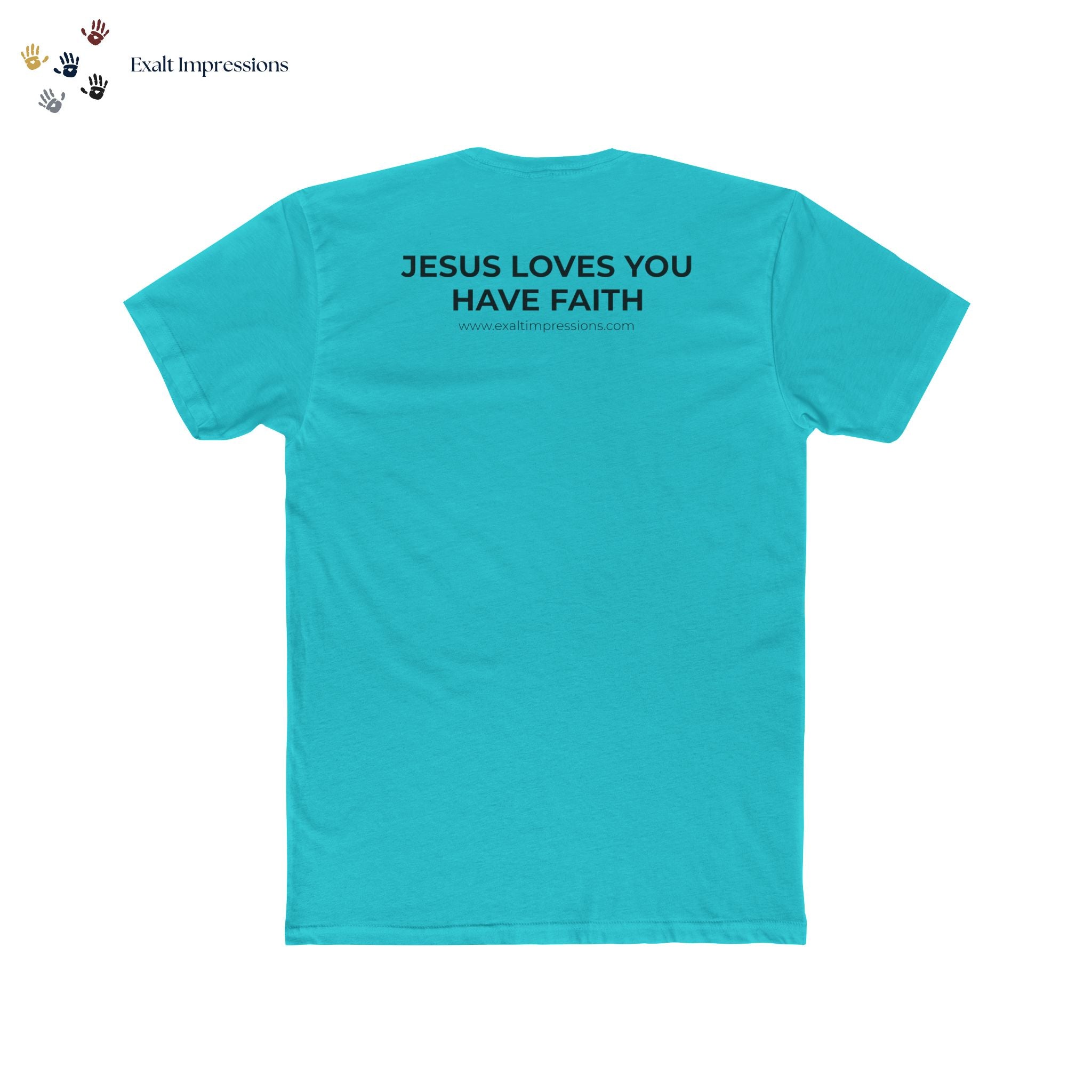 Jesus Cross Tee — "Jesus Loves You Have Faith" T‑Shirt