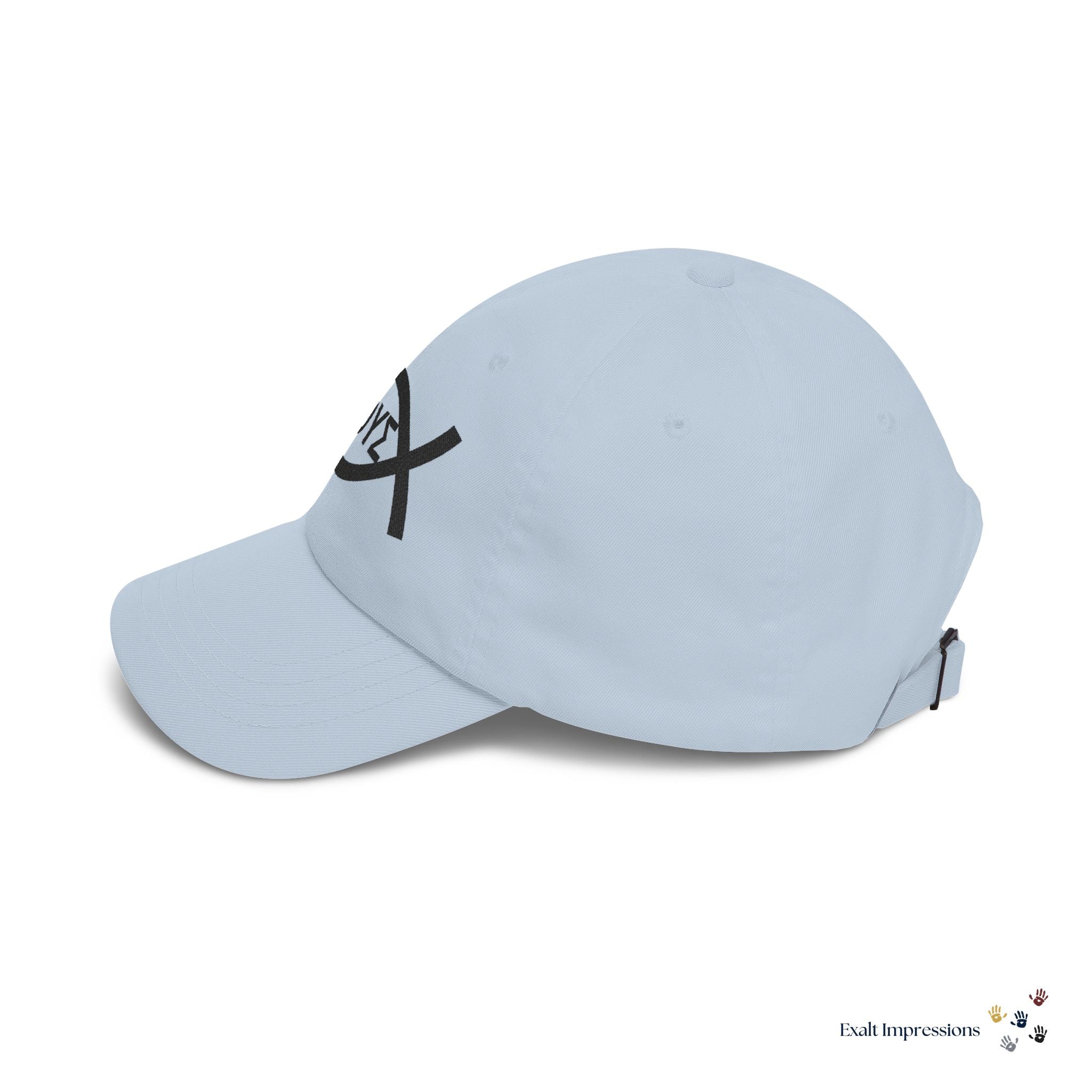 Embroidered Ichthys Fish Dad Cap — Baseball Hat