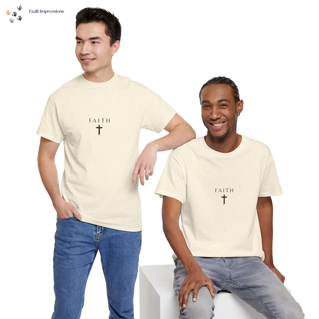 Faith Cross T‑Shirt — Minimal Christian Tee