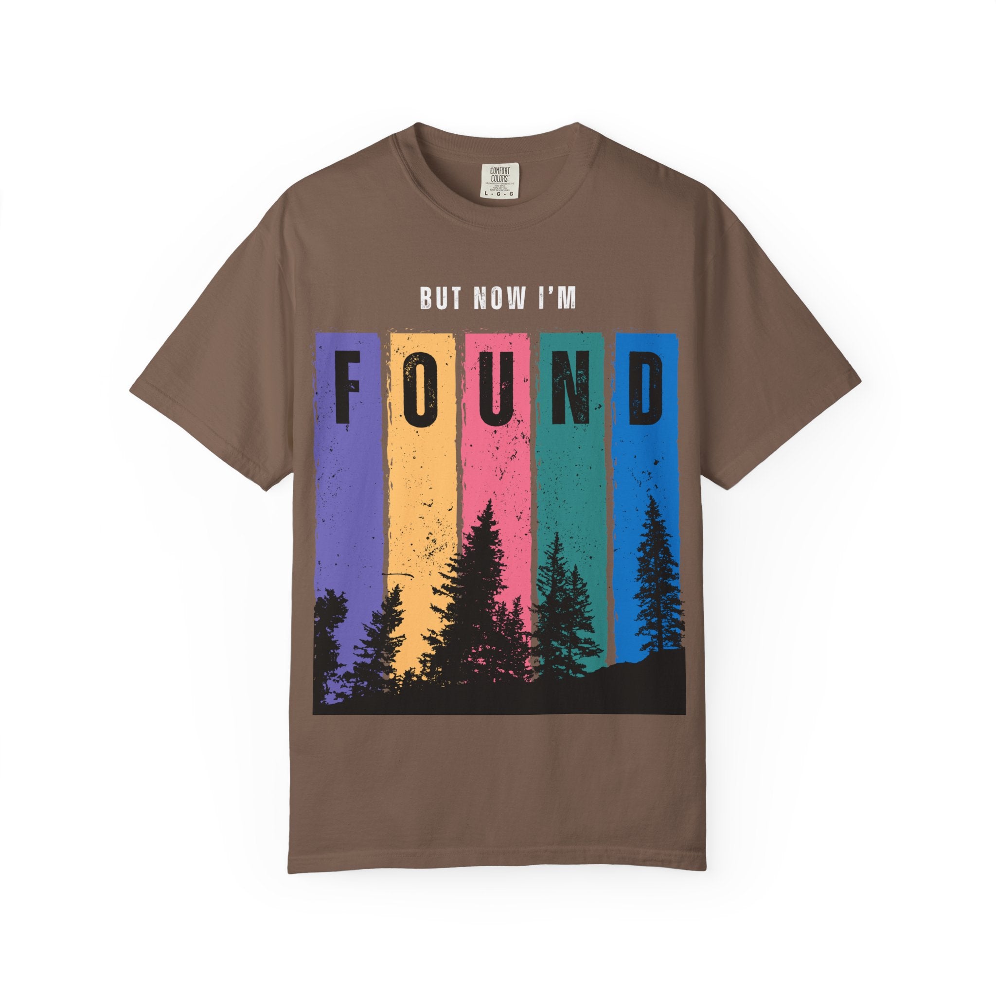 Found Vintage Nature T-Shirt — “Once was Lost But Now I’m Found” Inspirational Graphic Tee