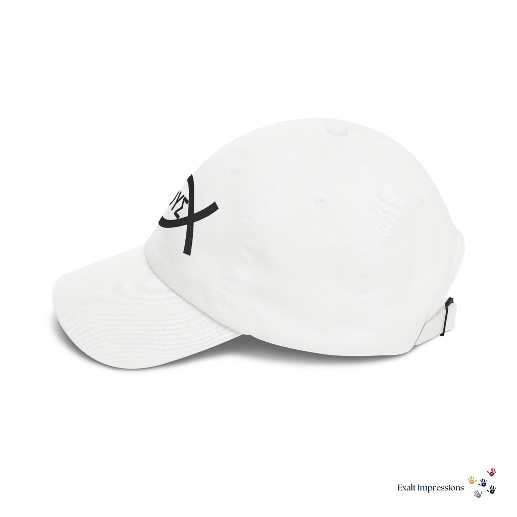 Embroidered Ichthys Fish Dad Cap — Baseball Hat
