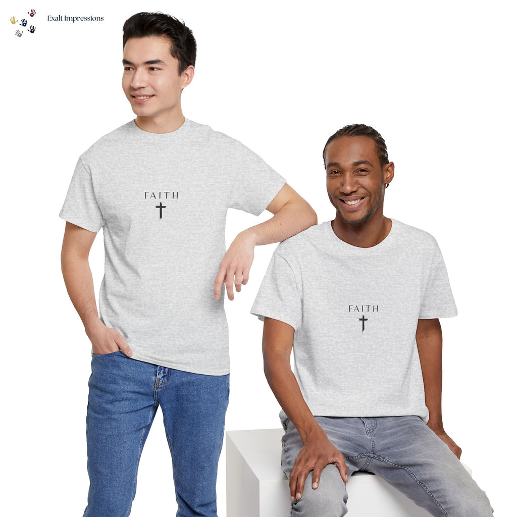 Faith Cross T‑Shirt — Minimal Christian Tee