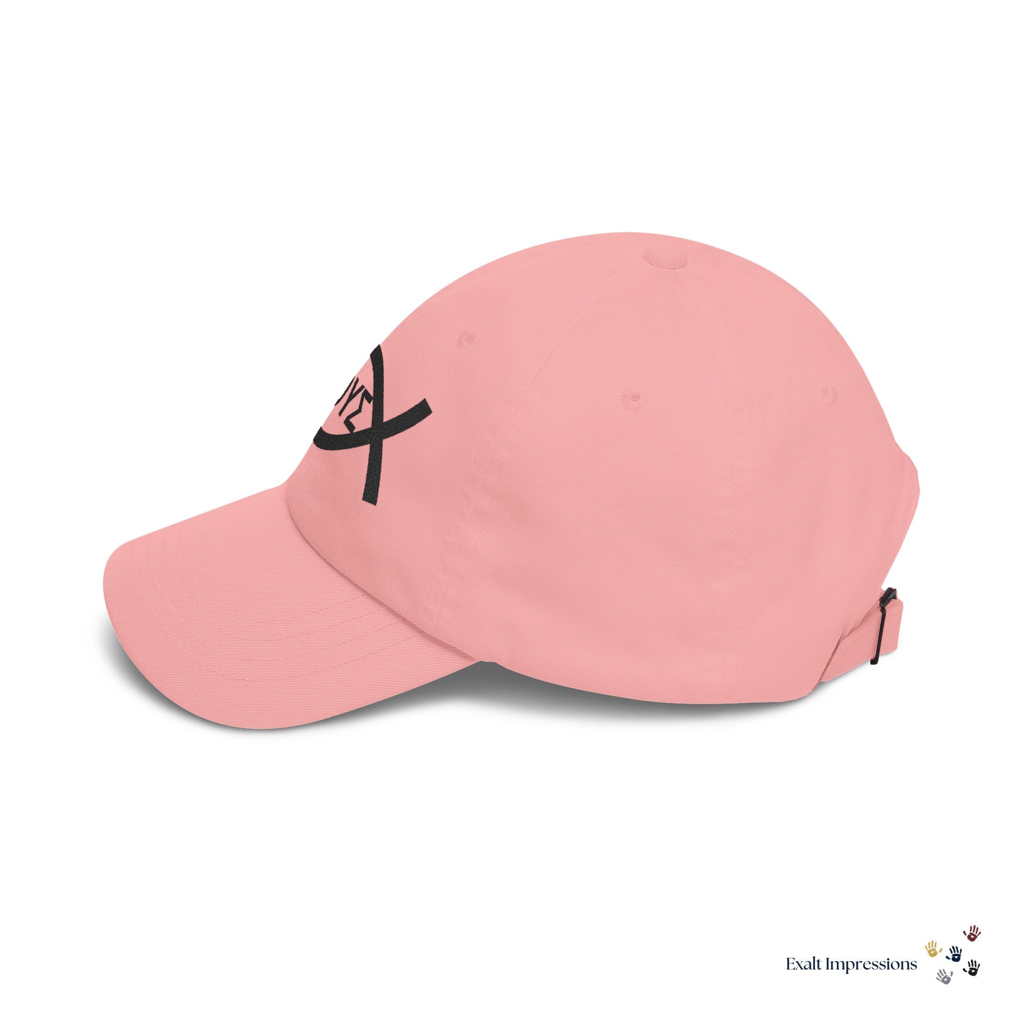 Embroidered Ichthys Fish Dad Cap — Baseball Hat