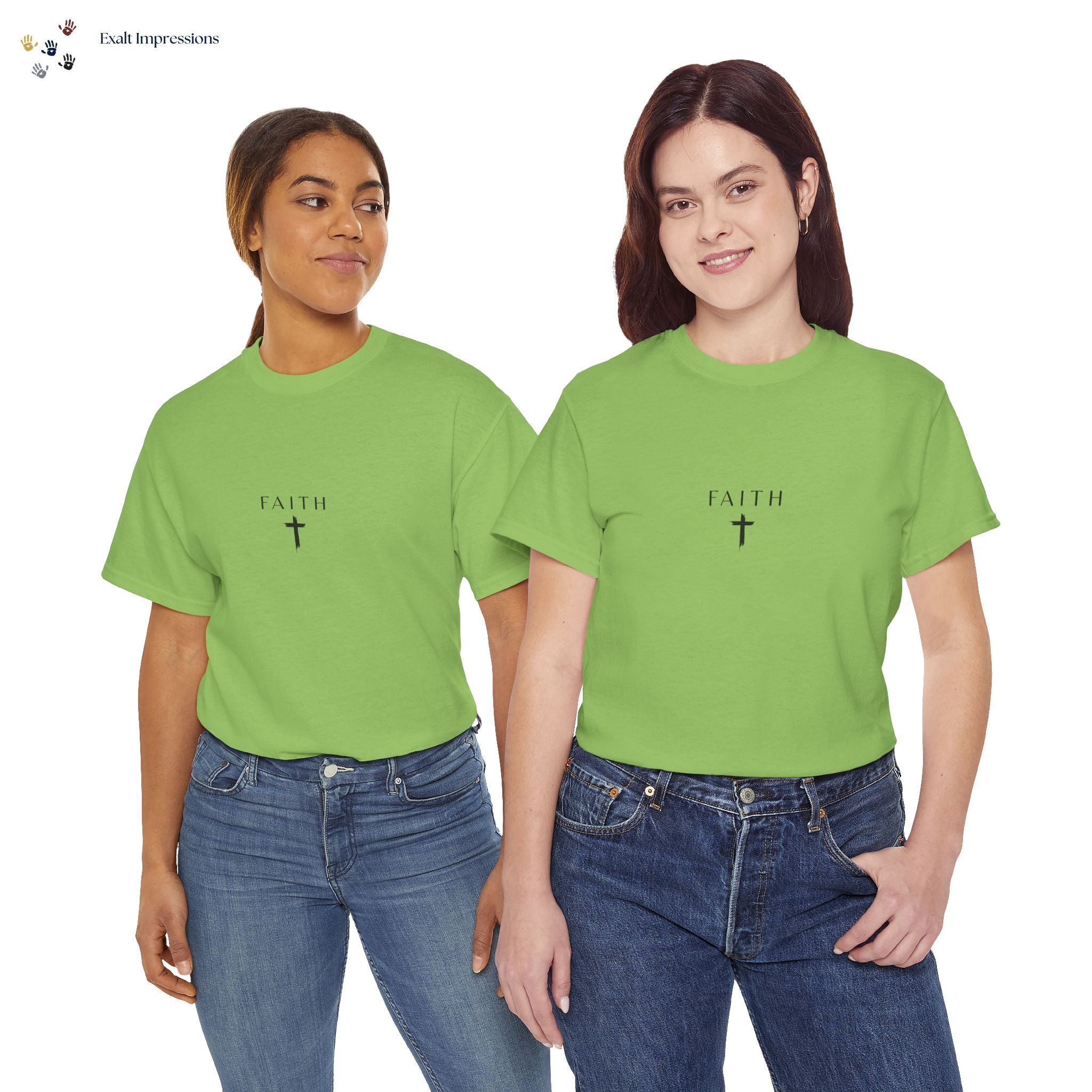 Faith Cross T‑Shirt — Minimal Christian Tee