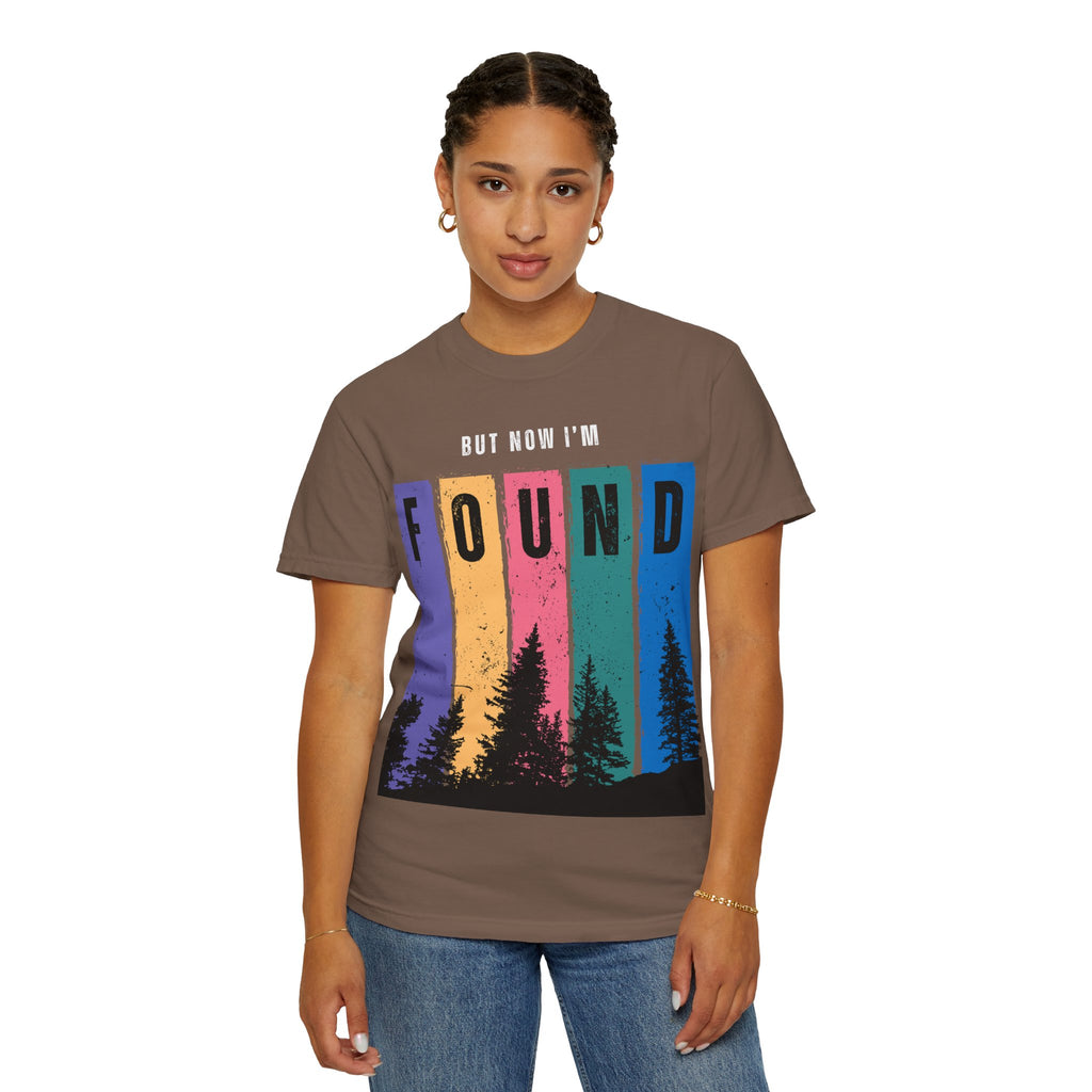 Found Vintage Nature T-Shirt — “Once was Lost But Now I’m Found” Inspirational Graphic Tee